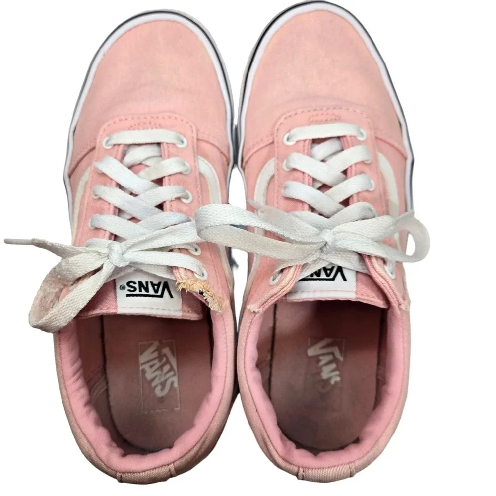Vans Shoes Womens 6 Chalk Pink Old Skool Lace Up‎ Casual Skate Sneakers